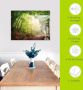 Artland Print op glas Natuurlijke bogen door bomen - Thumbnail 5