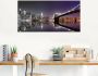 Artland Print op glas New York skyline nachtelijke reflectie - Thumbnail 3