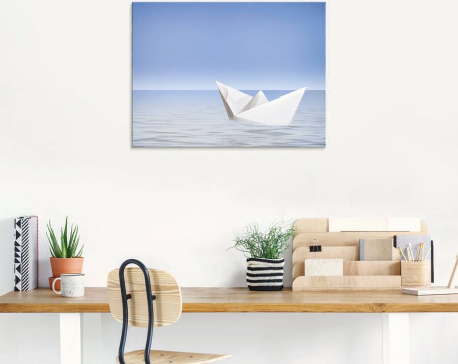 Artland Print op glas Op de zee in verschillende maten