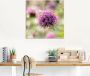 Artland Print op glas Paars Bloem in tegenlicht - Thumbnail 2