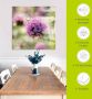 Artland Print op glas Paars Bloem in tegenlicht - Thumbnail 6