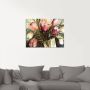 Artland Print op glas Paars Tulpen in vaas in verschillende maten - Thumbnail 3