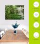 Artland Print op glas Panorama van een groen zomerbos - Thumbnail 4