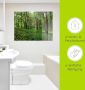 Artland Print op glas Panorama van een groen zomerbos - Thumbnail 5