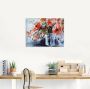 Artland Print op glas Papaver in vaas in verschillende maten - Thumbnail 2