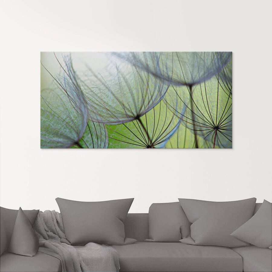 Artland Print op glas Pluizebolzaadjes II in verschillende maten