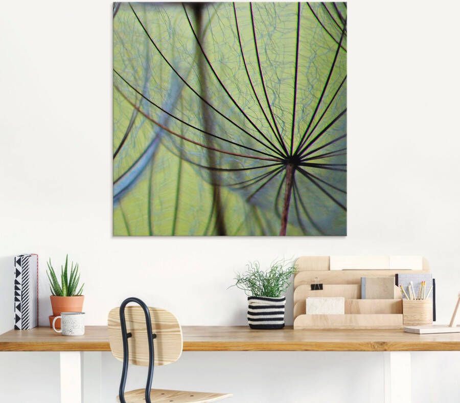 Artland Print op glas Pluizebolzaadjes II in verschillende maten