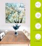 Artland Print op glas Pluizenbol blauwe diamanten - Thumbnail 5