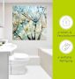 Artland Print op glas Pluizenbol blauwe diamanten - Thumbnail 6