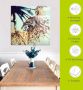 Artland Print op glas Pluizenbol gouden regen - Thumbnail 6