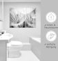 Artland Print op glas Pluizenbol in zwart-wit - Thumbnail 5