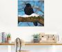 Artland Print op glas Raaf in de winter in verschillende maten - Thumbnail 3
