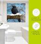 Artland Print op glas Raaf in de winter in verschillende maten - Thumbnail 5