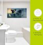 Artland Print op glas Reis om de wereld met wereldkaart - Thumbnail 6