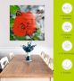 Artland Print op glas Rode roos met knoppen in verschillende maten - Thumbnail 6