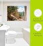 Artland Print op glas Rozen op balkon Toscaans landschap - Thumbnail 4