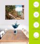 Artland Print op glas Rozen op balkon Toscaans landschap - Thumbnail 5