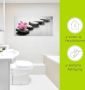 Artland Print op glas Spa-concept met zen stenen en orchidee - Thumbnail 4