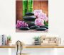 Artland Print op glas Spa concept zen stenen orchideeën - Thumbnail 3