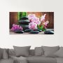 Artland Print op glas Spa concept zen stenen orchideeën - Thumbnail 2