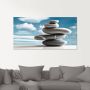Artland Print op glas Stapel van vijf stenen - Thumbnail 2