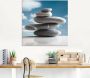 Artland Print op glas Stapel van vijf stenen - Thumbnail 3