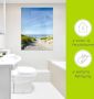 Artland Print op glas Strand met duinen en weg naar het water - Thumbnail 5