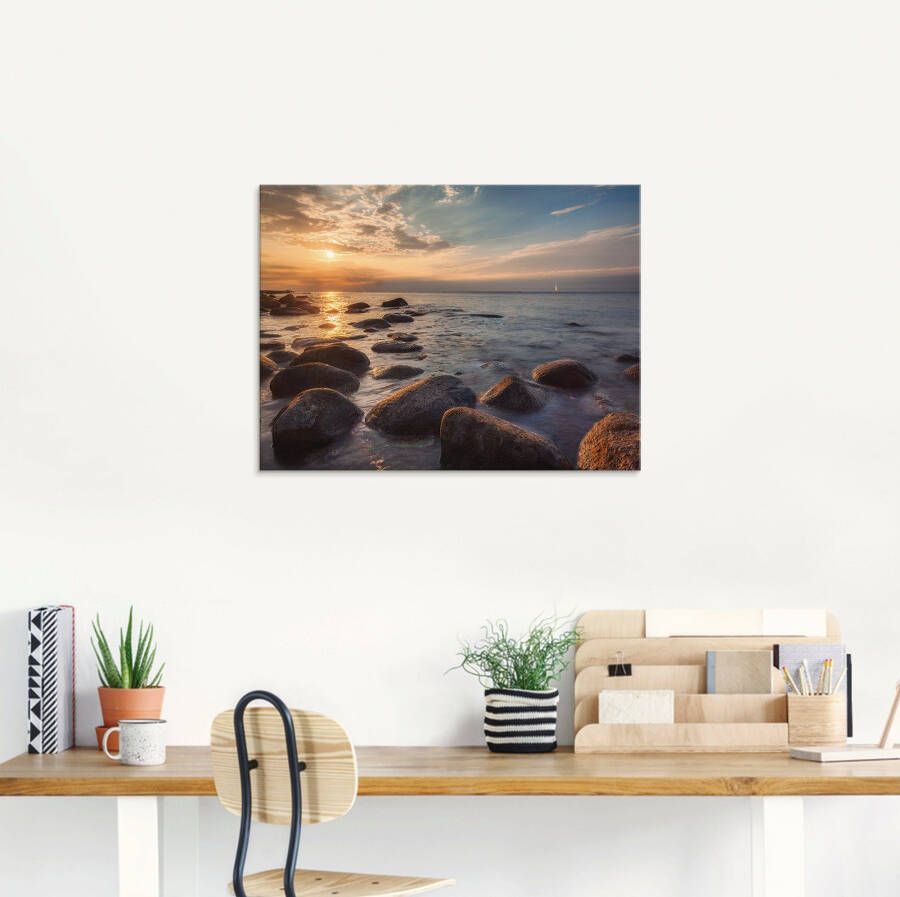 Artland Print op glas Thuiskomst s avonds....