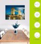 Artland Print op glas Tower Bridge avondschemering Londen - Thumbnail 5