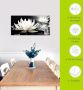 Artland Print op glas Twee lotusbloemen op het water - Thumbnail 4