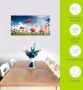 Artland Print op glas Veld met klaprozen onder de hemel - Thumbnail 4