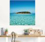 Artland Print op glas Verbluffend Fiji eiland en heldere zee - Thumbnail 3