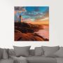 Artland Print op glas Vuurtoren aan de Peggy baai - Thumbnail 2