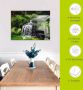 Artland Print op glas Waterval in het groen in verschillende maten - Thumbnail 6