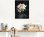 Artland Print op glas Wit-gele roos in verschillende maten - Thumbnail 3