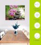 Artland Print op glas Zen basaltstenen en bamboe op hout - Thumbnail 4