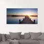 Artland Print op glas Zonnestralen zonsondergang - Thumbnail 3