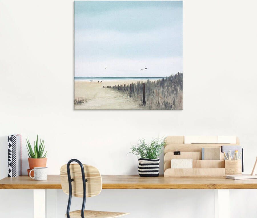 Artland Print op glas Zonnige morgen I in verschillende maten