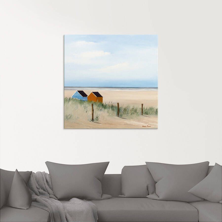 Artland Print op glas Zonnige morgen V in verschillende maten