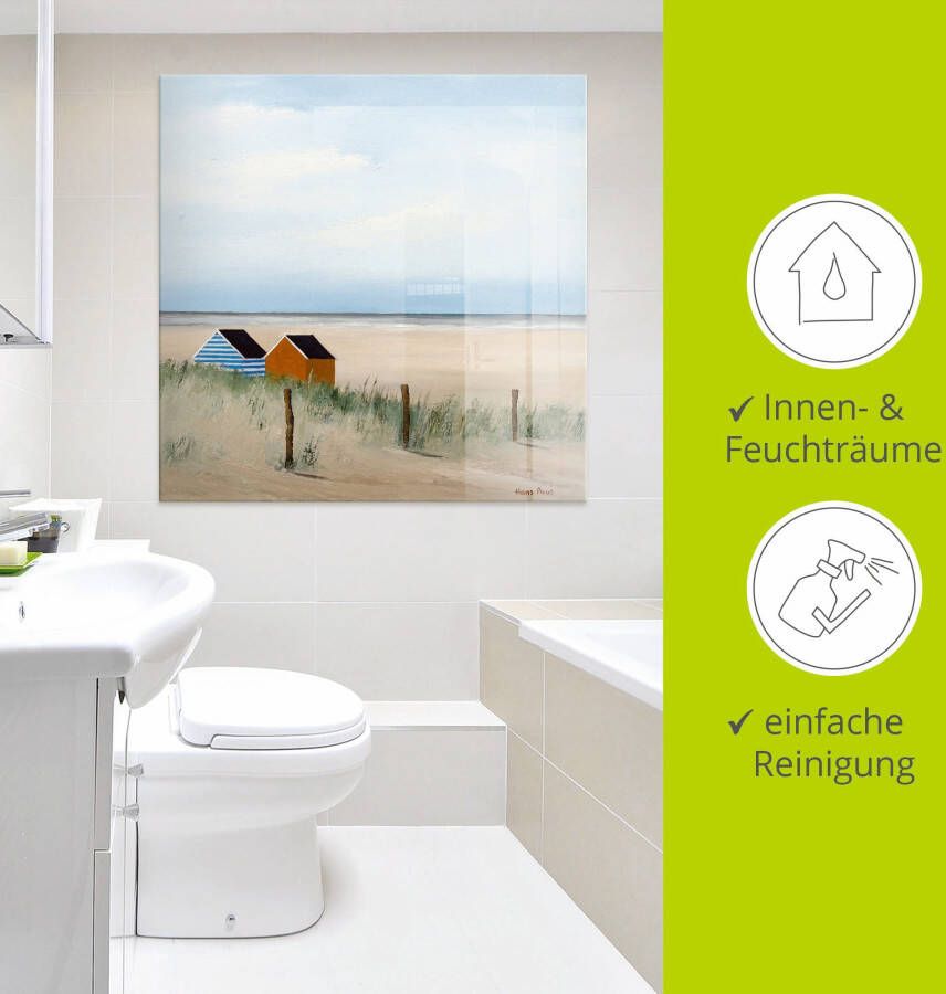 Artland Print op glas Zonnige morgen V in verschillende maten