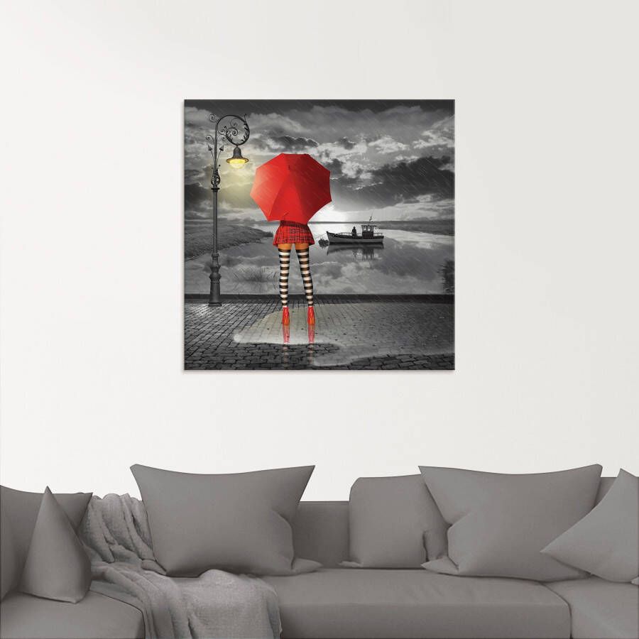 Artland Print op glas Zonnige uitzichten in verschillende maten