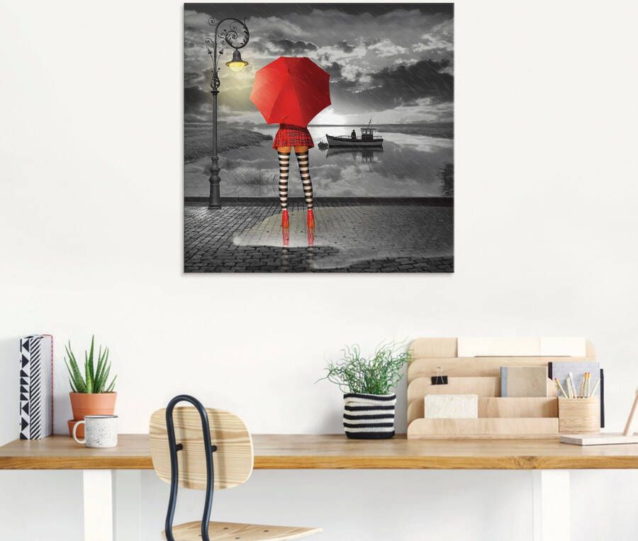 Artland Print op glas Zonnige uitzichten in verschillende maten