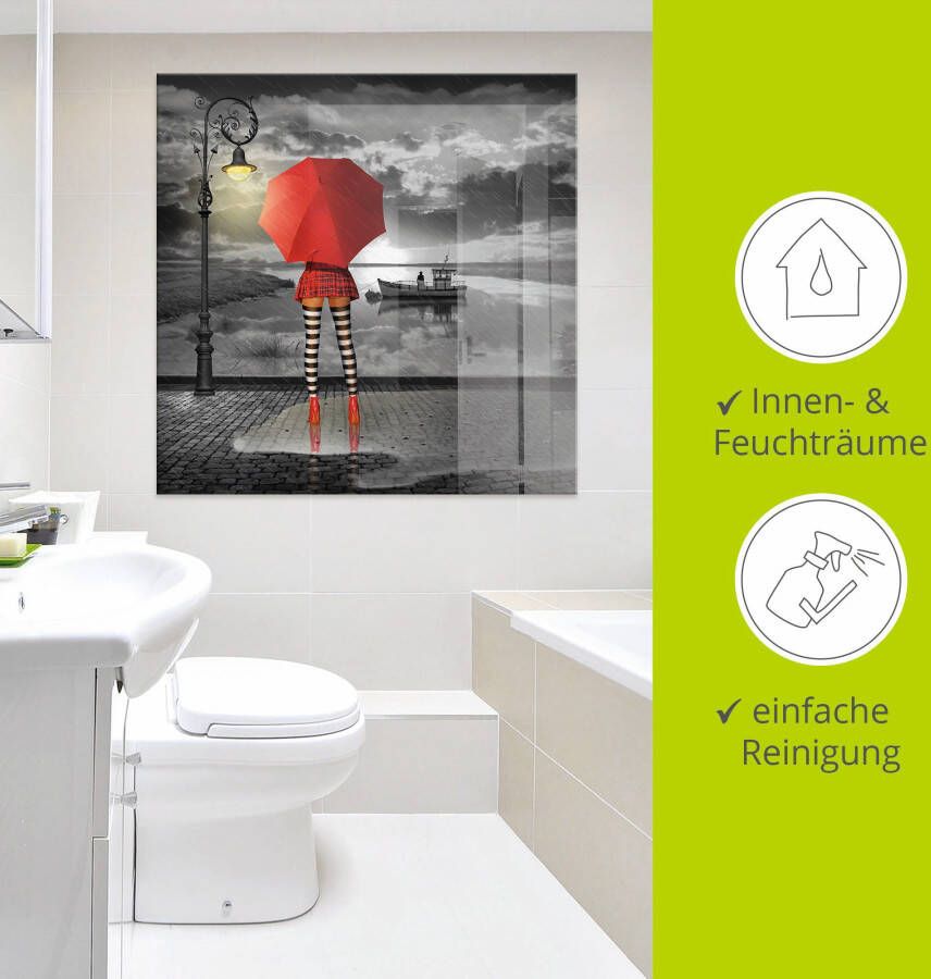 Artland Print op glas Zonnige uitzichten in verschillende maten