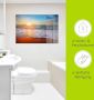 Artland Print op glas Zonsondergang en de zee - Thumbnail 5