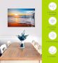 Artland Print op glas Zonsondergang en de zee - Thumbnail 5