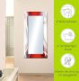 Artland Sierspiegel Creatief element rood Wandspiegel spiegel met lijst voor het hele lichaam met motiefrand halspiegel - Thumbnail 3