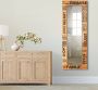Artland Sierspiegel In dit huis bruin spiegel met lijst voor het hele lichaam wandspiegel met motiefrand landhuis - Thumbnail 3