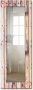 Artland Sierspiegel Vintage achtergrond houten wand met hart spiegel met lijst voor het hele lichaam wandspiegel met motiefrand landhuis - Thumbnail 2