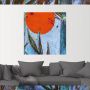 Artland Wandfolie Bamboe in blauw licht - Thumbnail 3