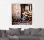 Artland Wandfolie Fiets bij het café - Thumbnail 3